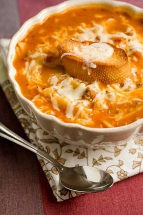 Lasagna soup