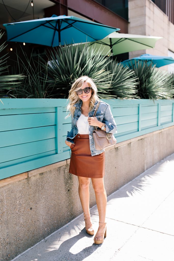 Leather Skirt Love... And Why You Need One | Hello! Happiness