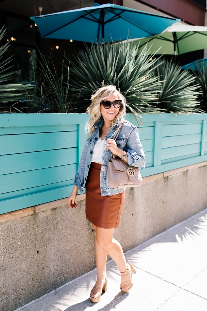 Leather Skirt Love... And Why You Need One | Hello! Happiness