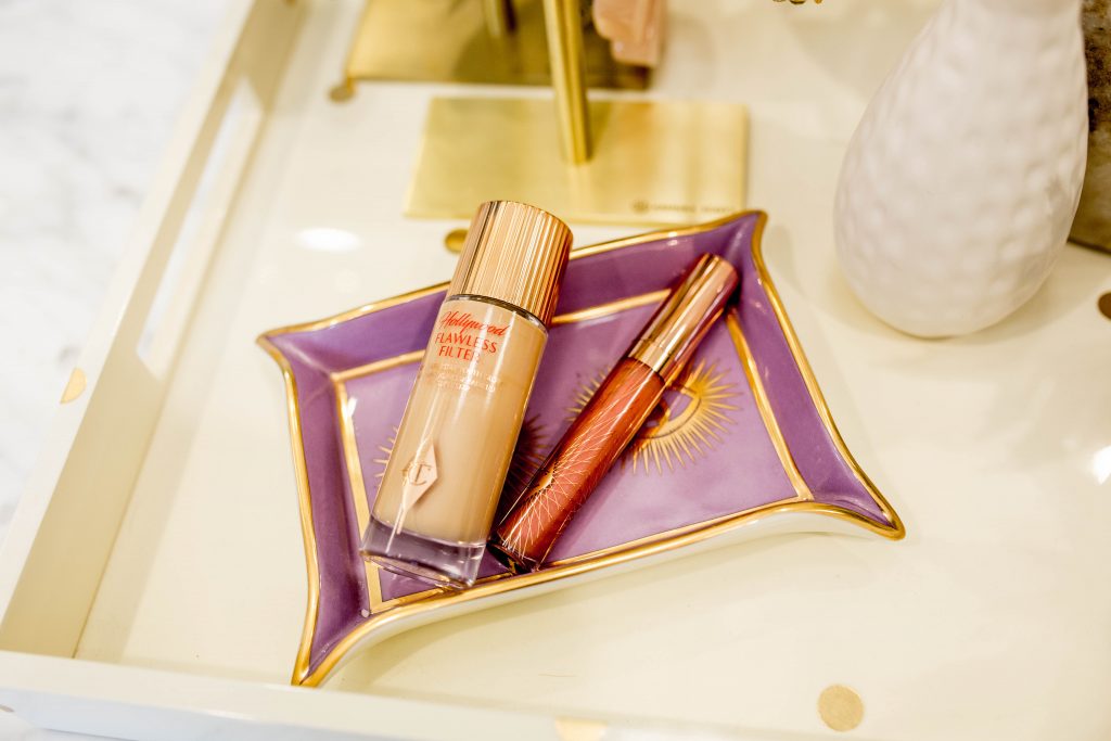 Nordstrom Beauty Products...My Top 5 New Fall Finds by popular Nashville beauty blog, Hello Happiness: image of Charlotte Tilbury Hollywood Flawless Filter and Nordstrom Charlotte Tilbury Collagen Lip Bath Gloss.
