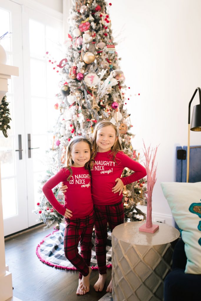 Holiday Gift Guide: Matching Family Holiday Pajamas featured by top US fashion blog, Hello! Happiness.