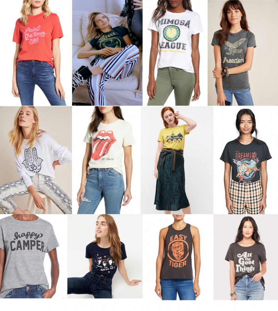 Cute Graphic Tees featured by top US fashion blog, Hello! Happiness