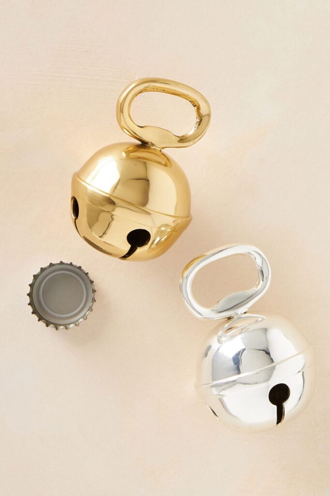 Dirty Santa Party by popular Nashville lifestyle blog, Hello Happiness: image of a Jingle Bell Bottle opener.