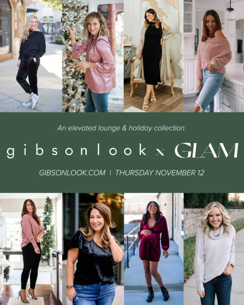 Gibsonlook by popular Nashville fashion blog, Hello Happiness: Pinterest image of the Gibsonlook x Glam collection. 