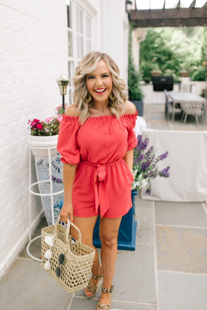 Year in Review by popular Nashville lifestyle blog, Hello Happiness: image of Natasha Stoneking wearing a Gibson romper. 
