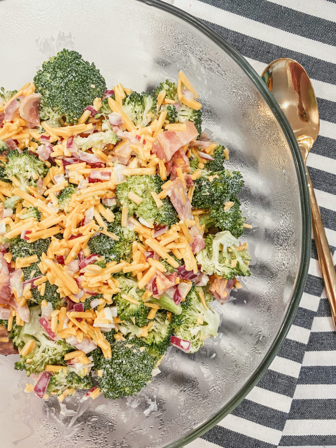 Low Carb Broccoli Salad Recipe Nashville lifestyle Hello Happiness