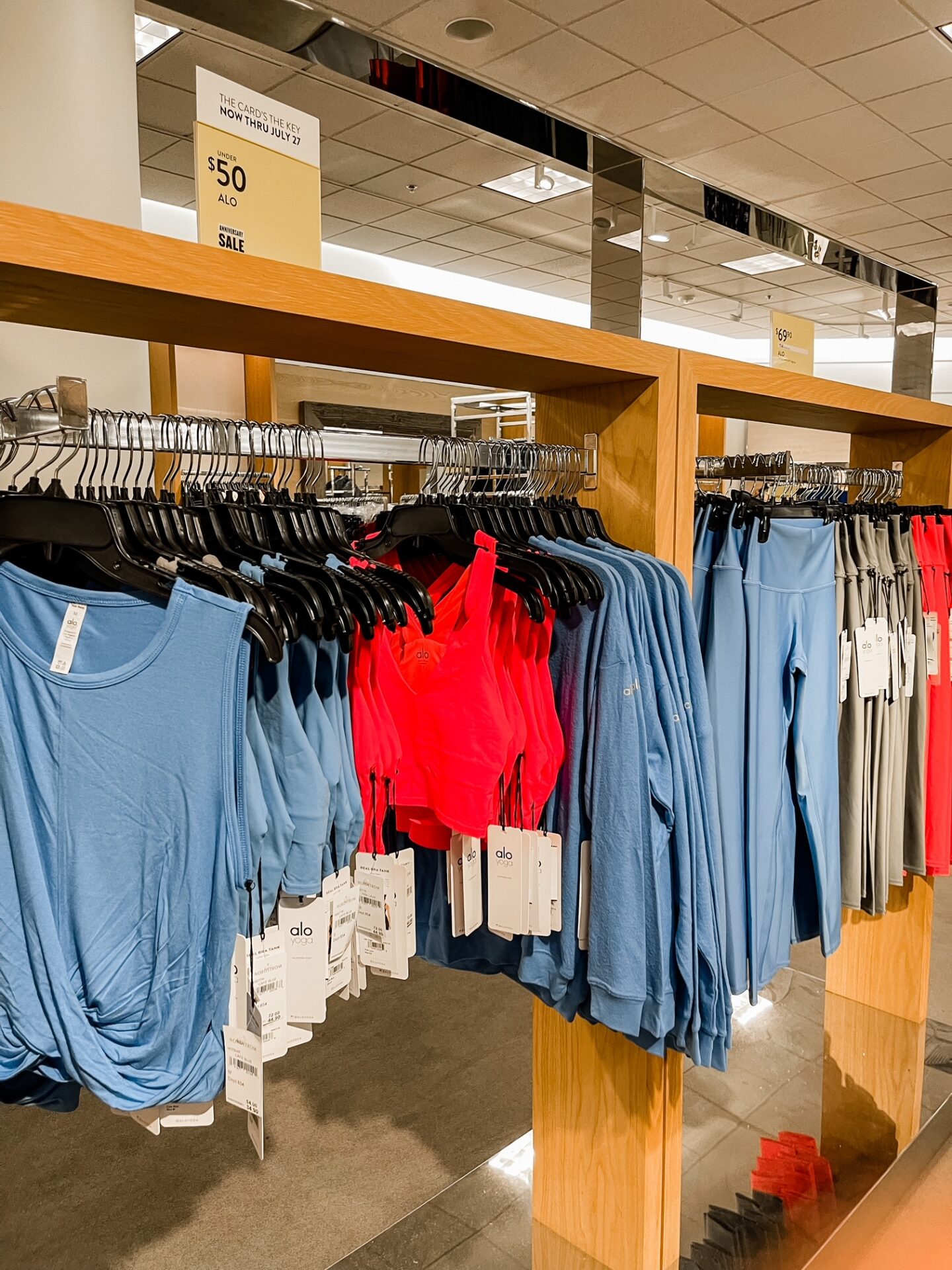 Nordstrom Anniversary Sale by popular Nashville fashion blog, Hello Happiness: image of Nordstrom ALO workout clothes. 
