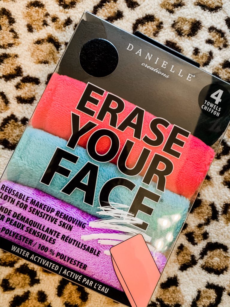 Natasha's Amazon Favorites... October Edition by popular fashion blog, Hello Happiness: image of a Amazon Erase Your Face makeup removing cloths. 