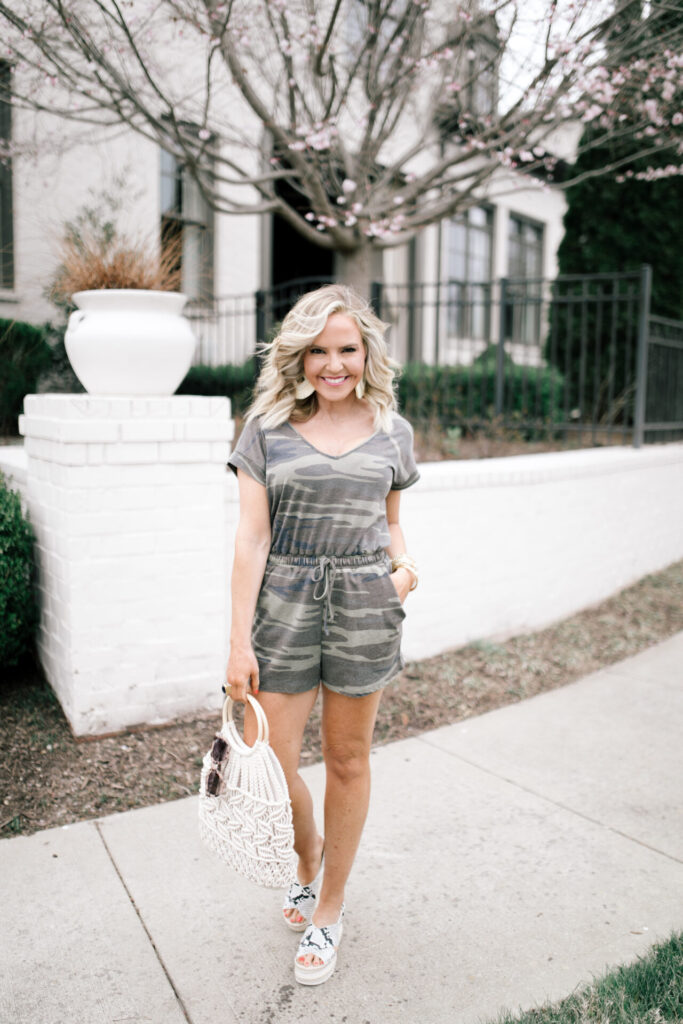 Memorial Day Sales by popular Nashville fashion blog, Hello Happiness: image of a woman wearing a Marc Fisher Gandy Espadrille. 