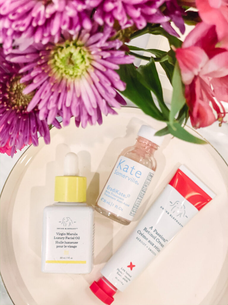 Sephora Spring Sale by popular Nashville beauty blog, Hello Happiness: image of Kate Somerville and Drunk Elephant beauty products. 