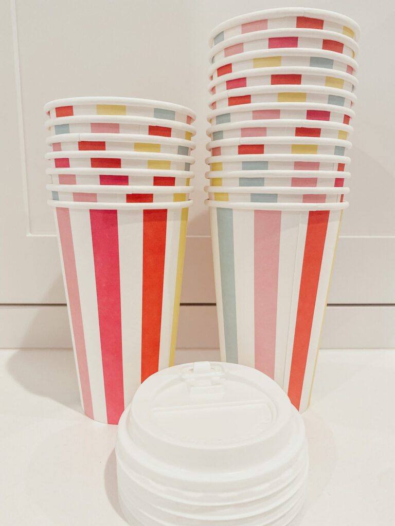 Amazon Favorites by popular Nashville life and style blog, Hello Happiness: image of Amazon insulated rainbow coffee cups with lids. 