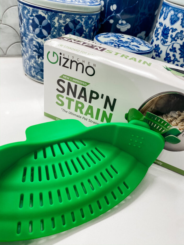 Favorite Things on Amazon by popular Nashville life and style blog, Hello Happiness: image of a Gizmo clip on strainer. 