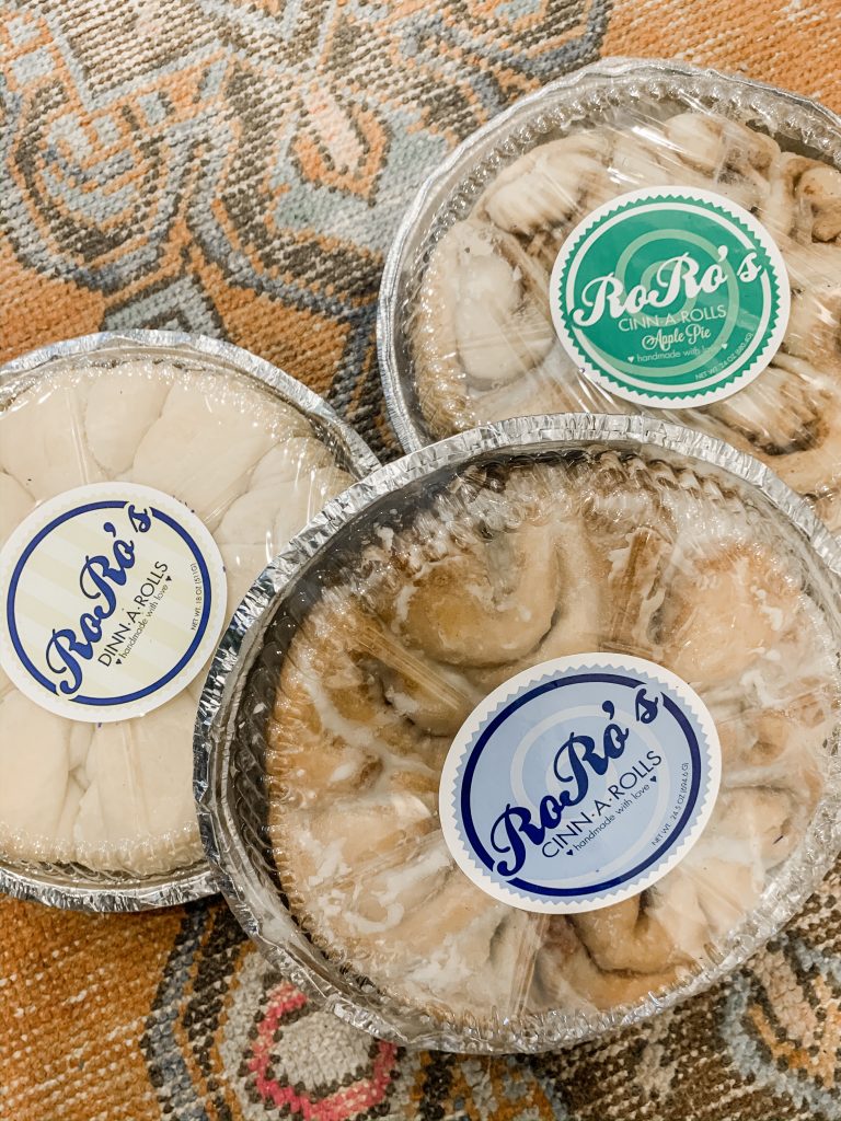 Shop Small Saturday 2019 by popular Nashville life and style blog, Hello Happiness: image of RoRo's cinnamon rolls.