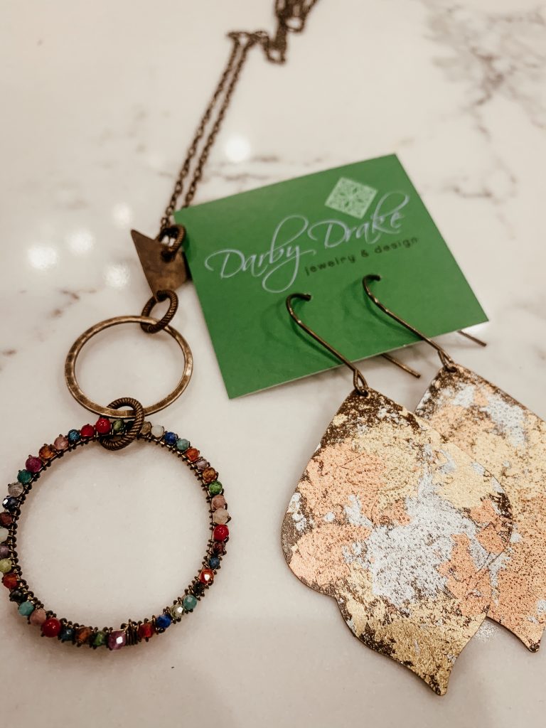 Shop Small Saturday 2019 by popular Nashville life and style blog, Hello Happiness: image of Darby Drake jewelry.