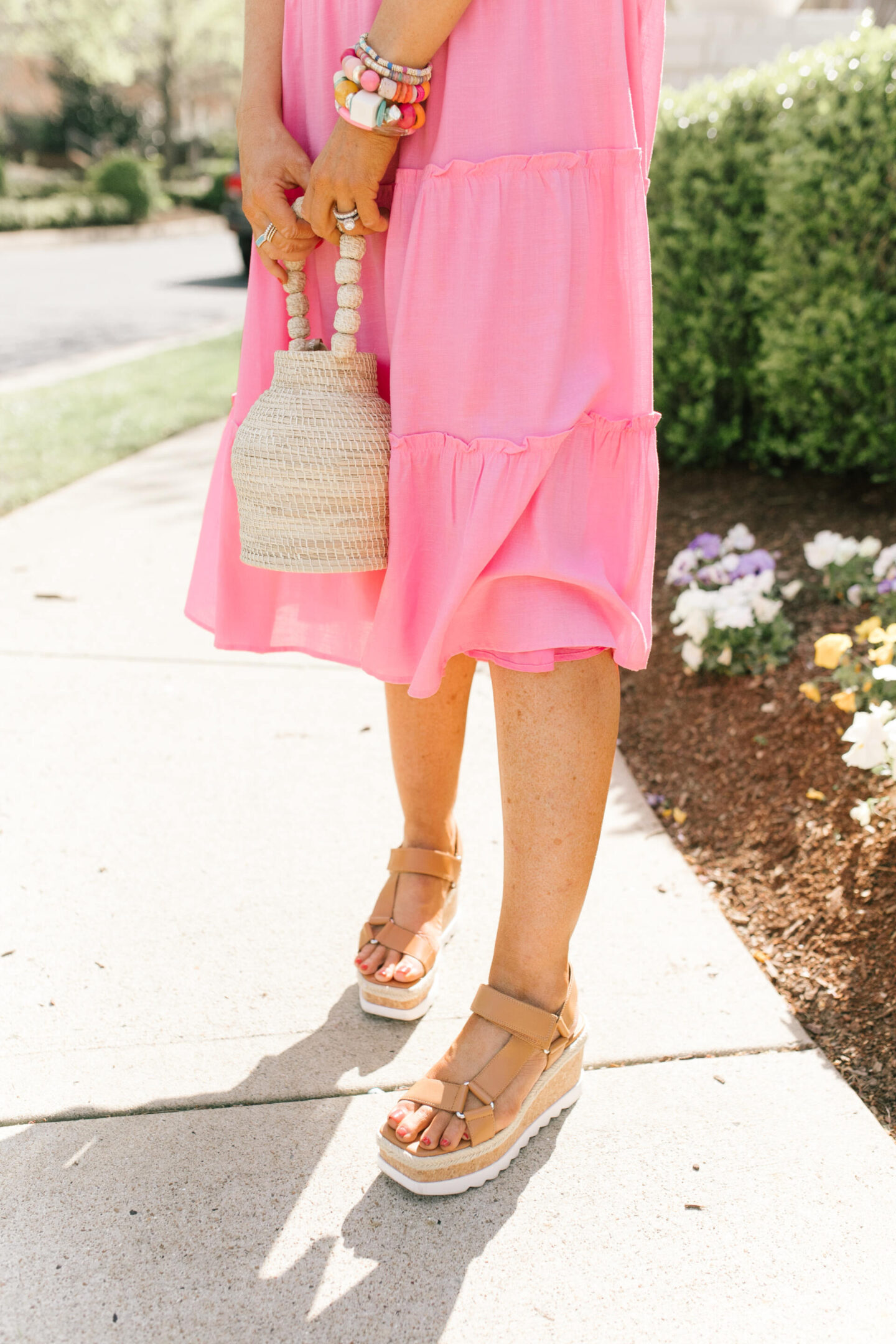 Summer Dresses by popular Nashville fashion blog, Hello Happiness: image of Natasha Stoneking wearing a JMarie Molly Kate Mini dress.