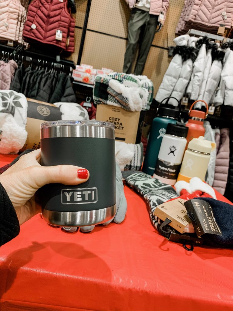Unwrap the Magic of Sports with Dick's Gift Ideas by popular Nashville life and style blog, Hello Happiness: image of a Yeti tumbler. 
