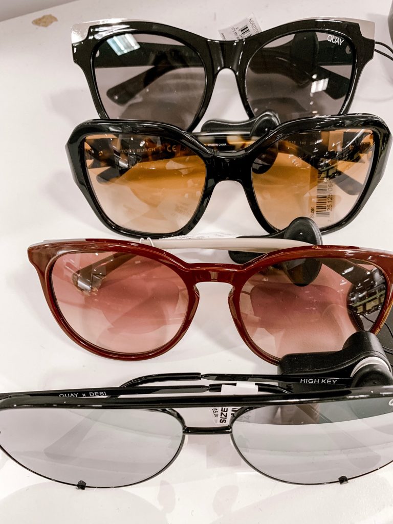 It's LIVE, The 2019 Nordstrom Anniversary Sale... First Look Favs + Dressing Room Diaries by popular Nashville fashion blog, Hello Happiness: image of Quay It's My Way Sunglasses, Tory Burch Reva Square Sunnies, and Quay High Key Black Sunglasses.