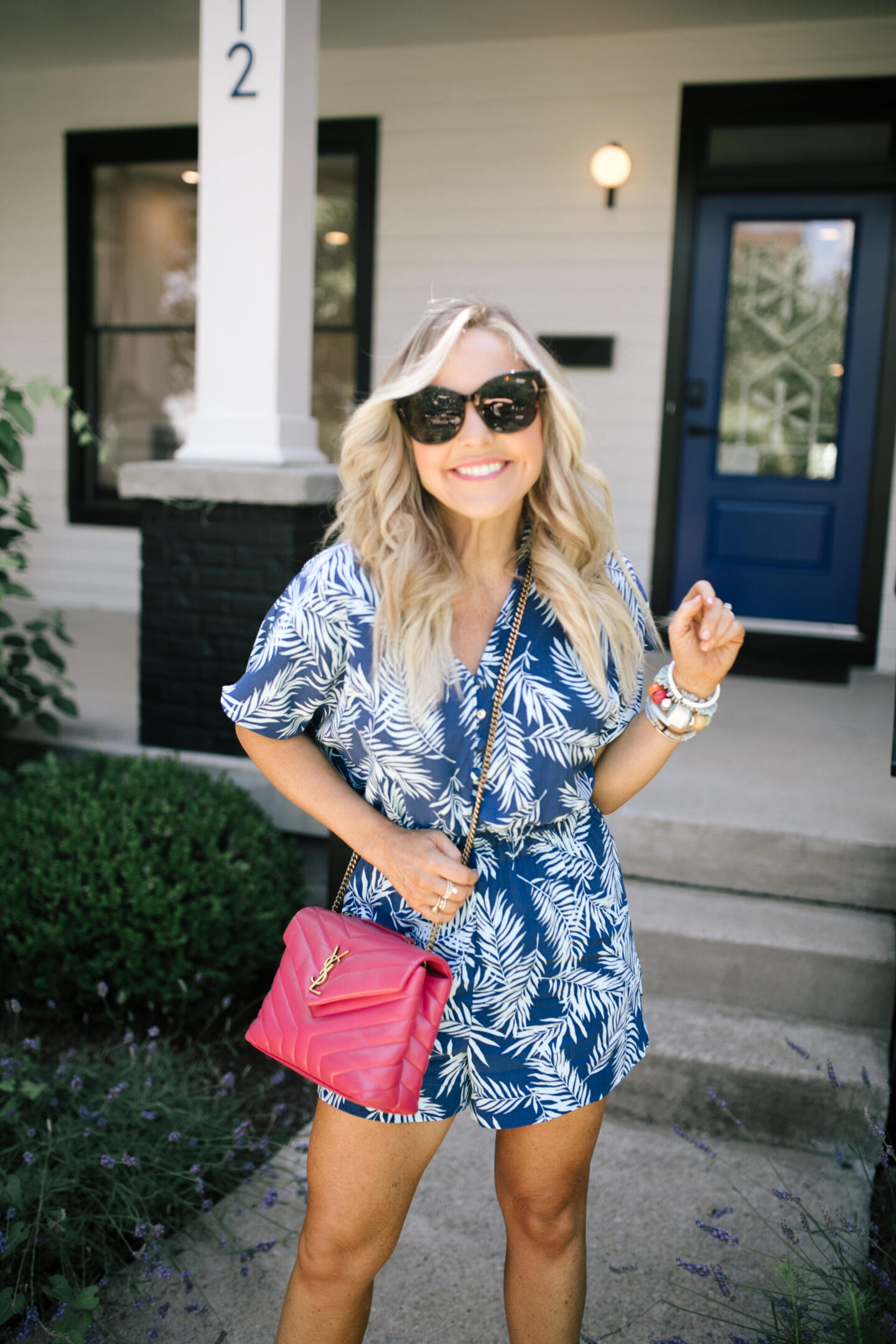 4th of July Deals by popular Nashville life and style blog, Hello Happiness: image of Natasha Stoneking wearing a Gibson Look 24 Hour Jumper. 