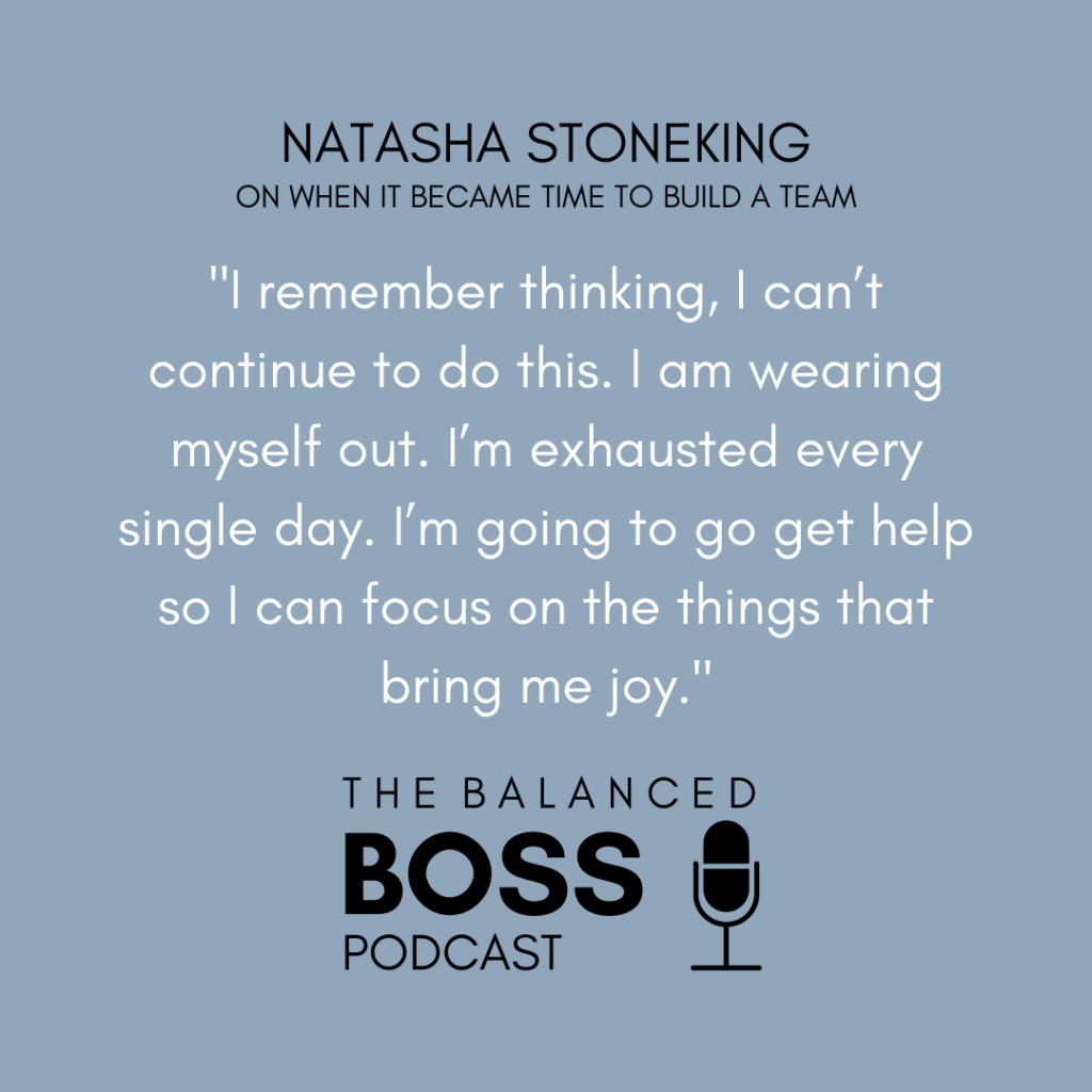 The Balanced Boss by popular Nashville lifestyle blog, Hello Happiness: image of a digital quote. 