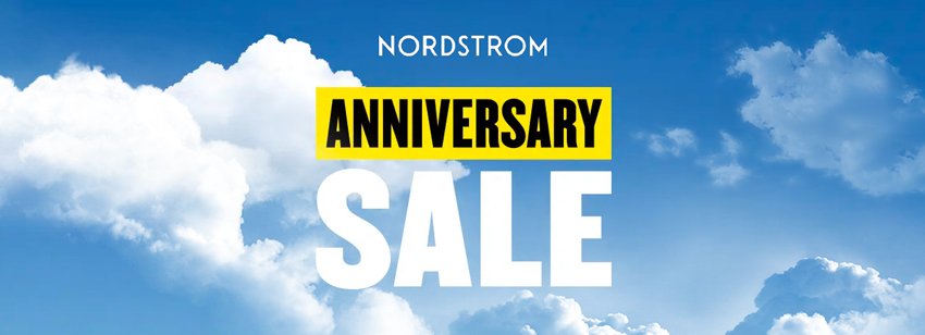 Nordstrom Anniversary Sale by popular Nashville fashion blog, Hello Happiness: image of a digital Nordstrom Anniversary Sale ad. 