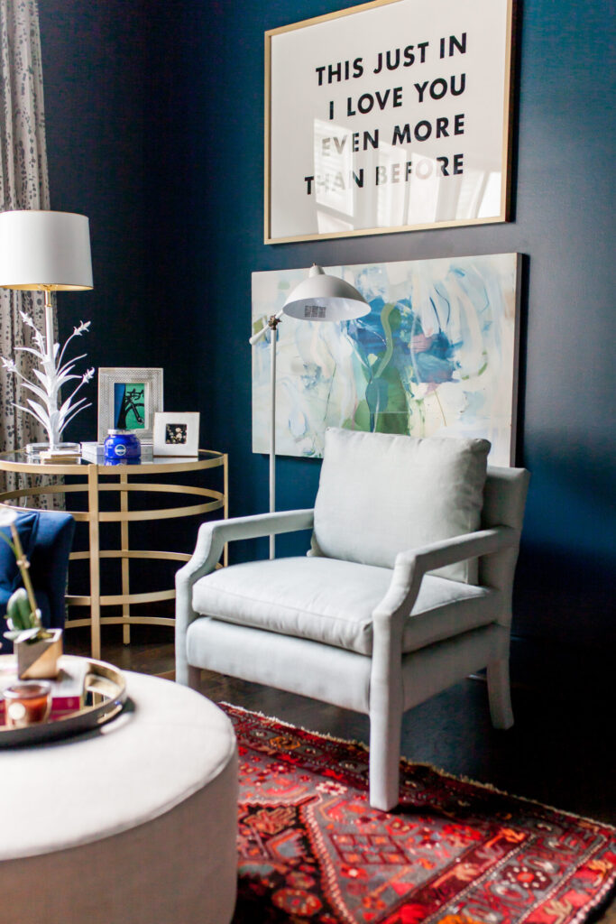 Anthropologie Sale by popular Nashville life and style blog, Hello Happiness: image of a Anthropologie Delaney chair. 