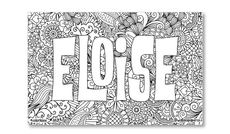 How to Support Small Business: image of a Wallpaper Co Eloise print. 