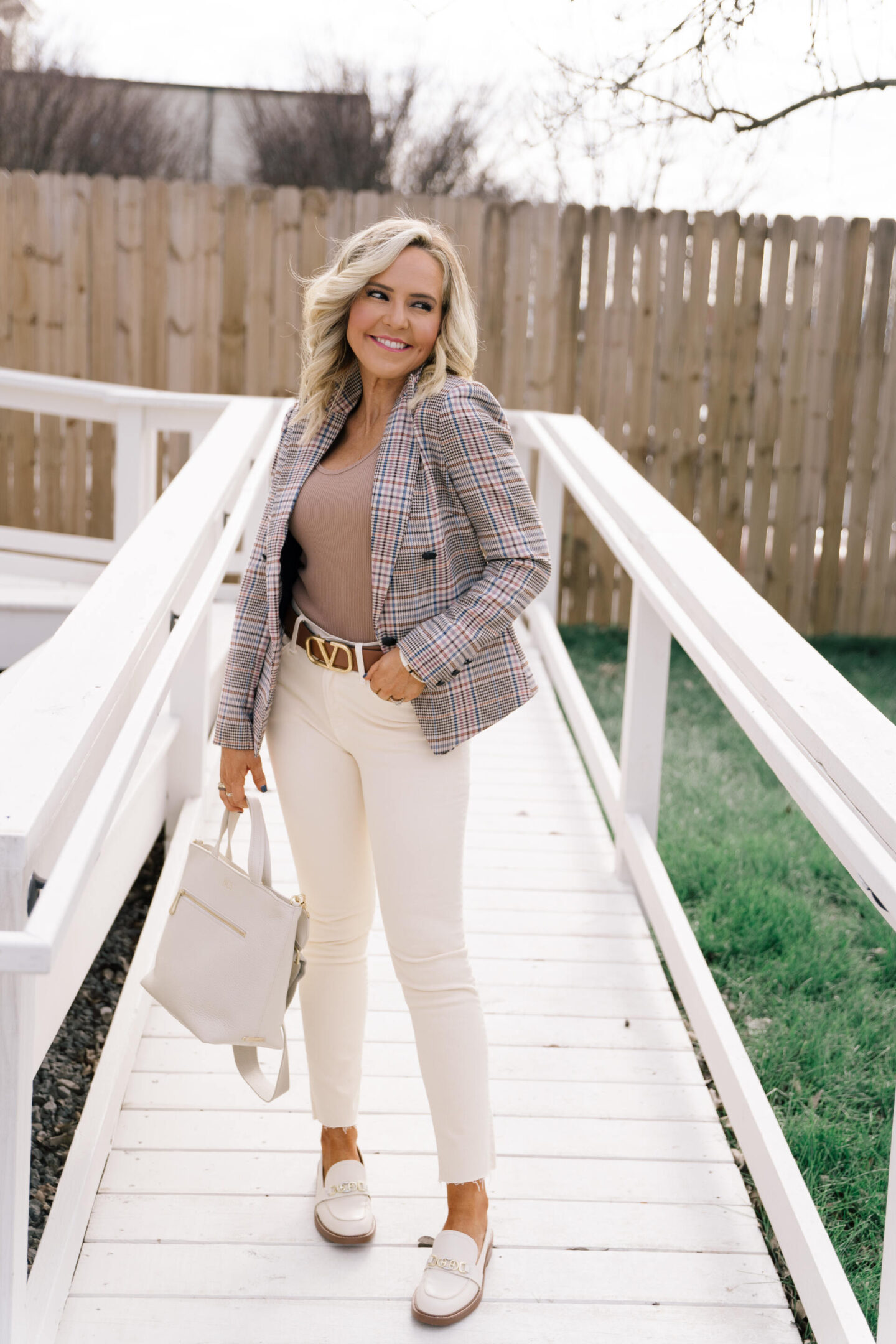 fun workwear basics for her  featured by top Nashville fashion blogger, Hello Happiness.