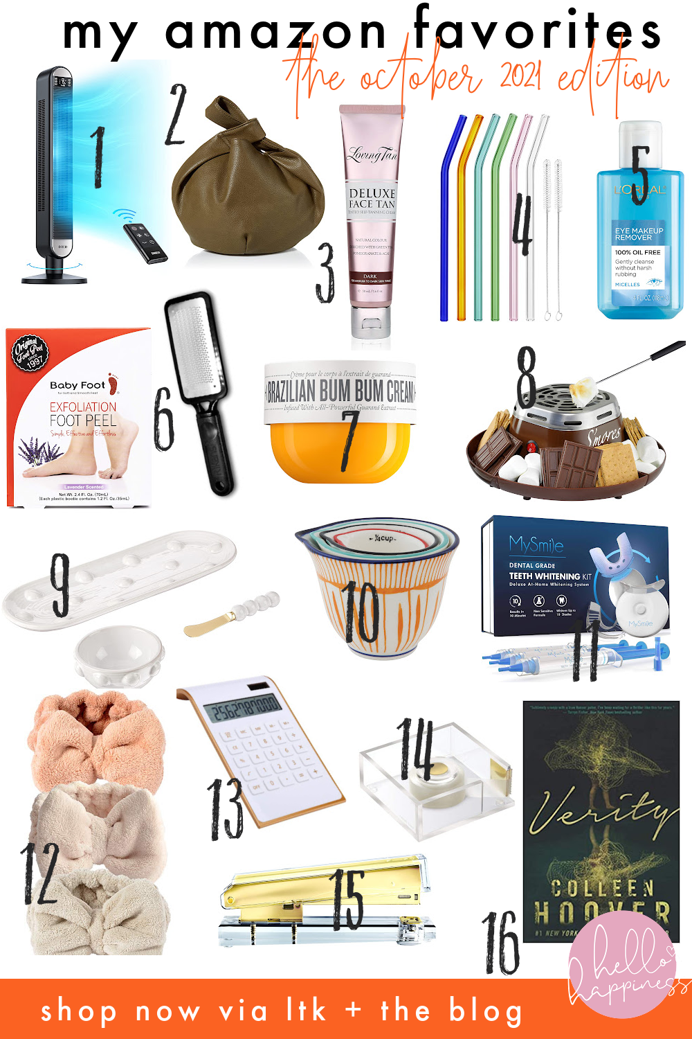 October amazon favorites featured by top Nashville life and style blogger, Hello Happiness