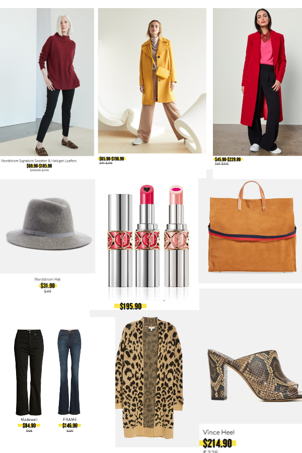 Making My List...How to Shop the 2019 Nordstrom Anniversary Sale by popular Nashville fashion blog, Hello Happiness: collage image of items from the 2019 Nordstrom Anniversary Sale catalogue.