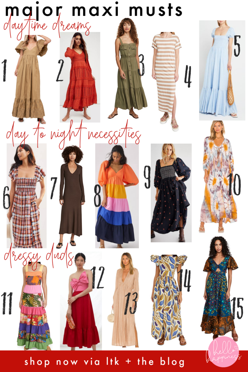 Maxi Dress Favorites | Nashville fashion | Hello Happiness