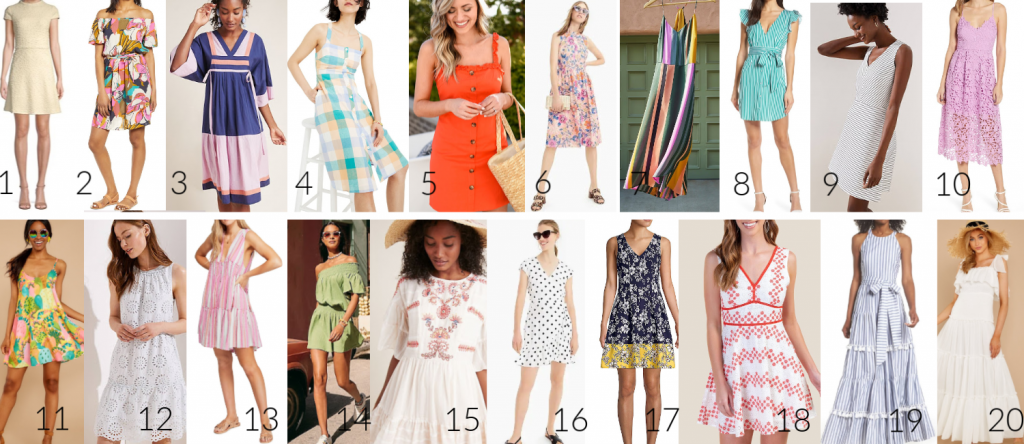 Cute Spring Dresses featured by top US fashion blog Hello! Happiness
