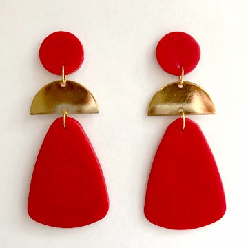 Shop Small Saturday 2019 by popular Nashville life and style blog, Hello Happiness: image of Willa Ford Designs earrings. 