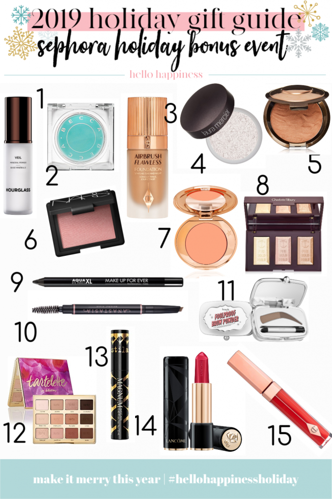 Sephora Holiday Bonus Event picks featured by top US beauty blog, Hello! Happiness