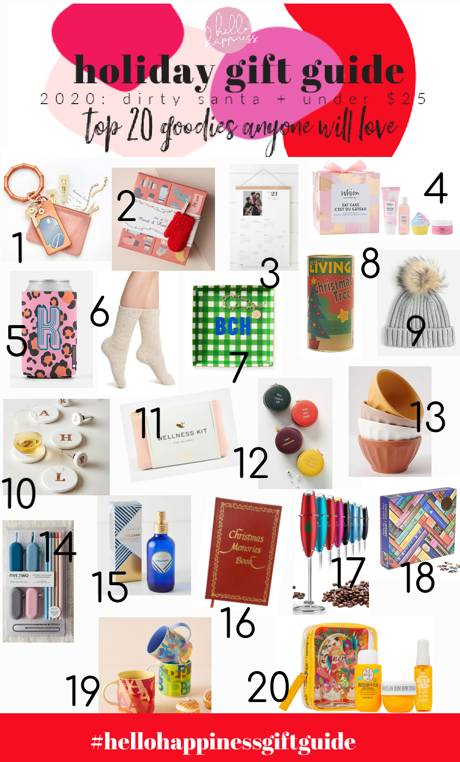 a dirty santa gift guide (under $25) - Life in the Green House