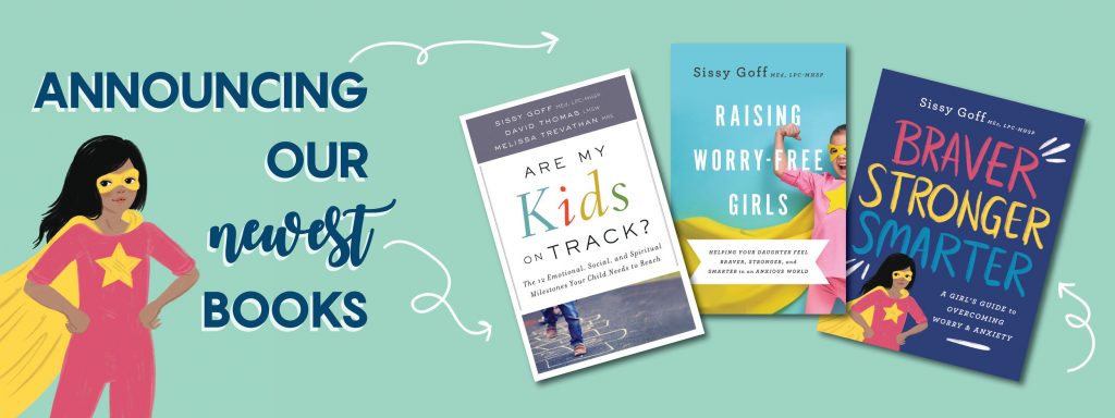 Raising Worry Free Girls by Sissy Goff by popular Nashville life and style blog, Hello Happiness: image of various books by Sissy Goff.